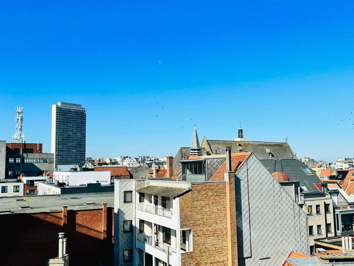 Ostend Center Luxury Top Floor Apartment With Free Parking Buitenkant foto