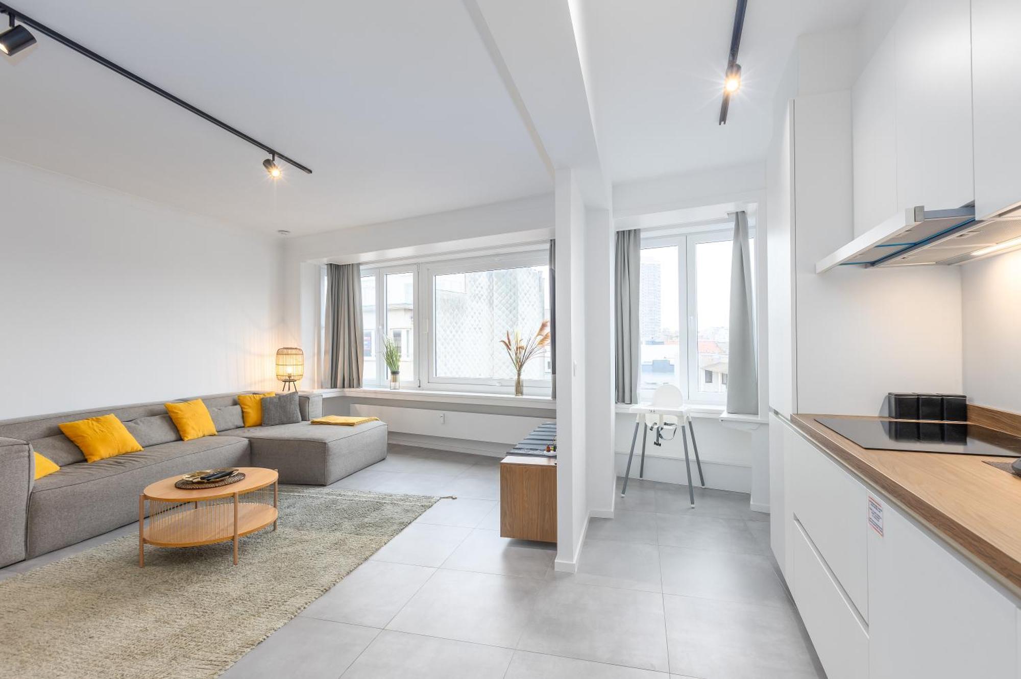 Ostend Center Luxury Top Floor Apartment With Free Parking Buitenkant foto